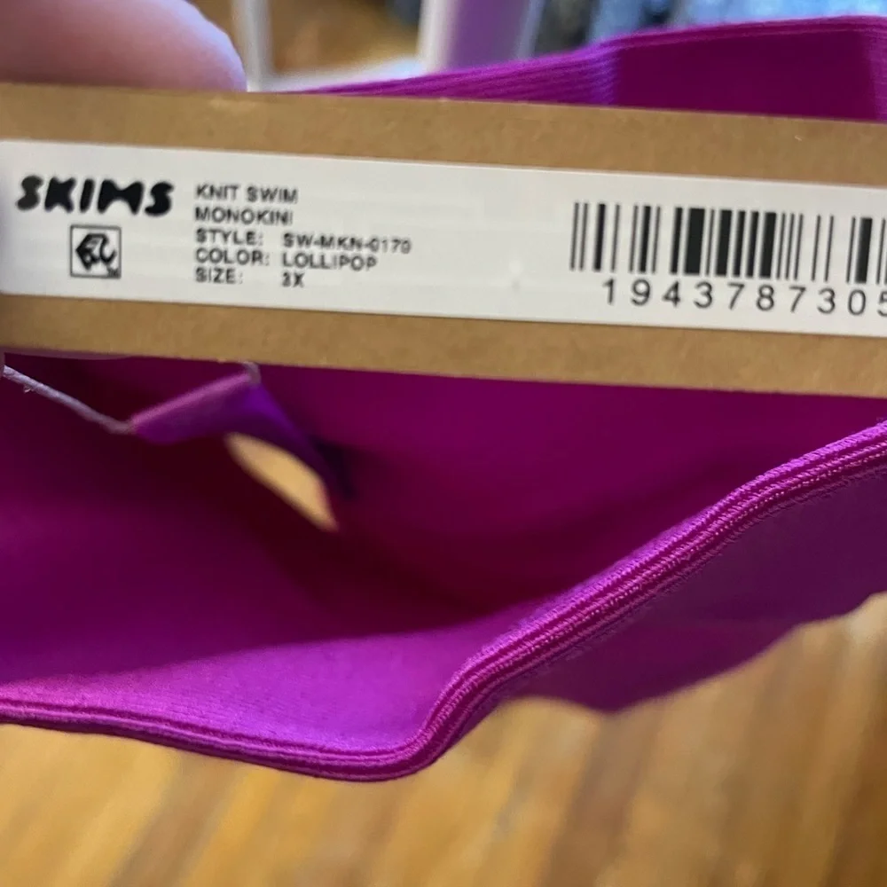 Skims knit monokini( lollipop)